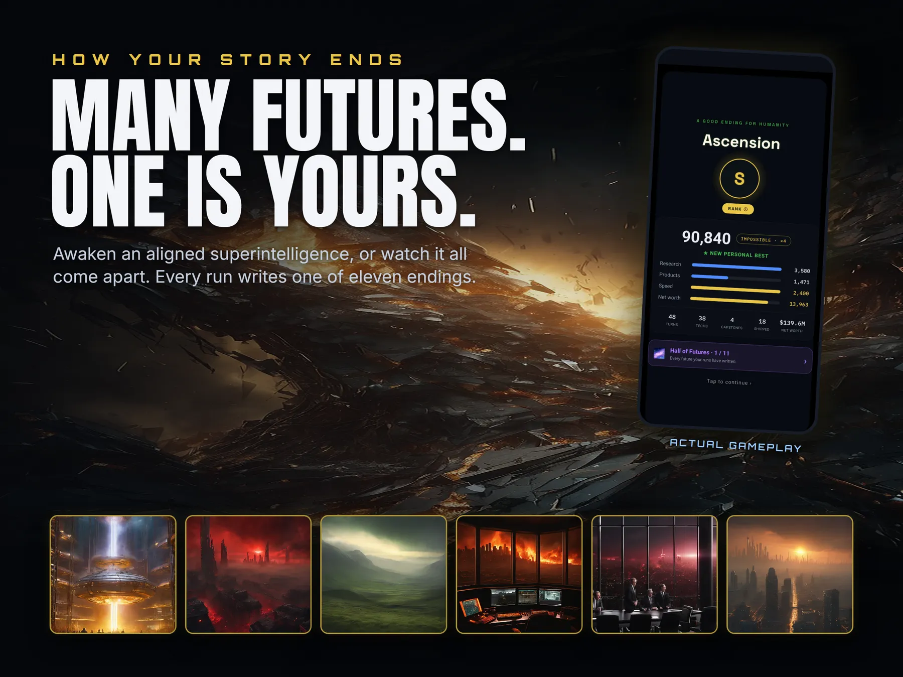 Many futures, one is yours